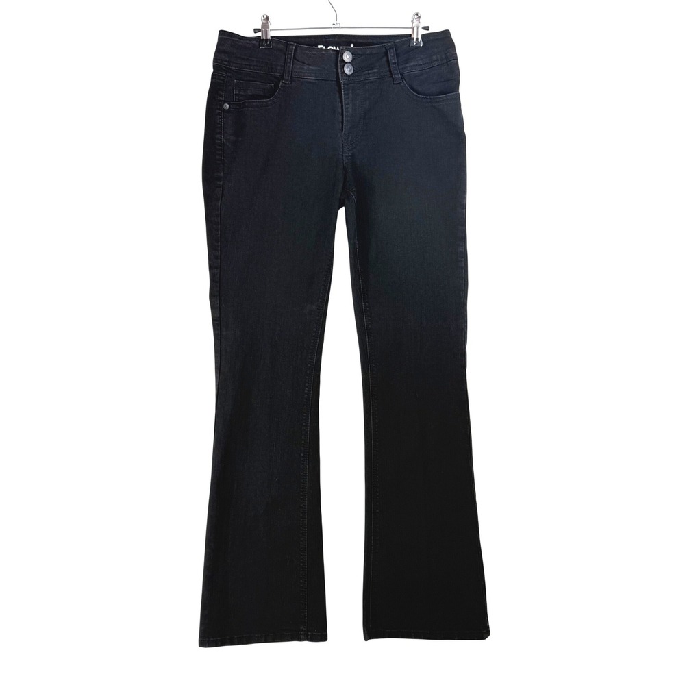 WallFlower Luscious Curvy Fit Bootcut Jeans Black Womens Size 9 Reg WBM10427B